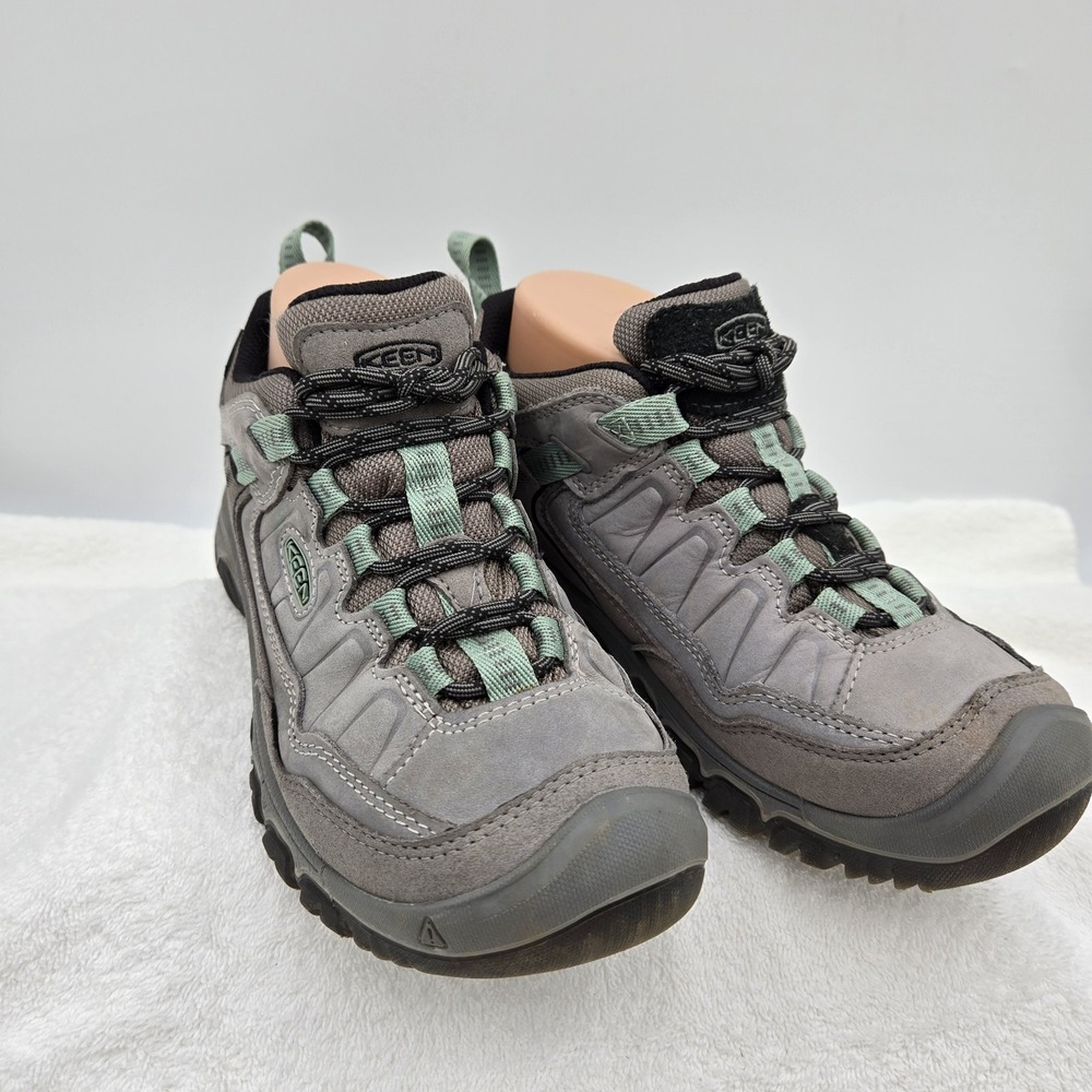 Keen Women's Targhee IV Waterpoof Alloy/Granite Green Hiking Shoes Size 6